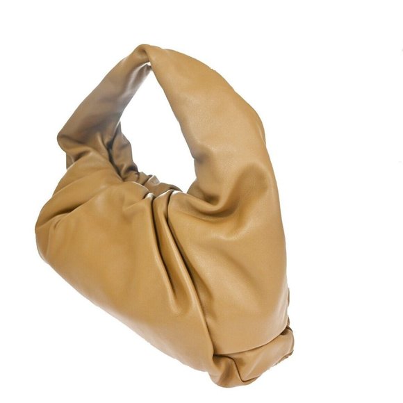 BOTTEGA VENETA Logo Shoulder Pouch Bag Leather Brown Italy - Picture 12 of 16